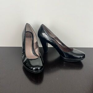 Black Patent Leather Pumps